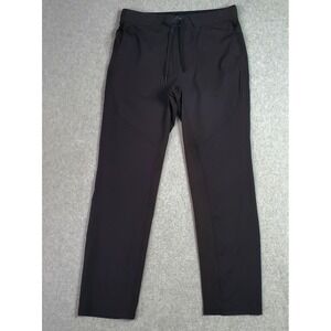 HYLETE Track Pants Tag Size 32 Fits 30x31 Black Drawstring Waist Gym